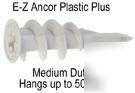 #8 plastic ez- anchors 1 case of 1000 free shipping 