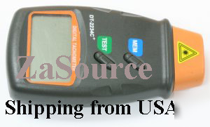 Digital photo tacho meter rpm measurement tester laser