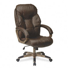 Office star executive leather series high back chair