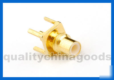 Rf smc male rf connector straight with pcb #0641