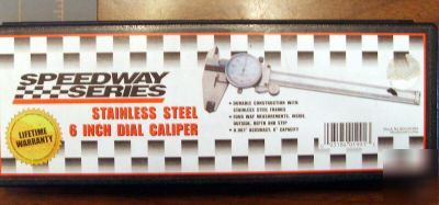 Speedway series 6 inch dial caliper/st.steel