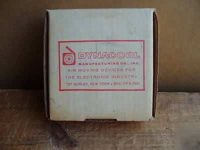 Vintage dynacool 2428 pancake fan high quality cast mib