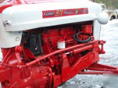 1960 ford 971 diesel row crop tractor