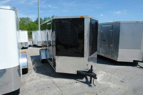 6 x 12 v nose enclosed cargo , bike, atv ,trailer ,dump