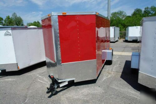 6 x 12 v nose enclosed cargo , bike, atv ,trailer ,dump