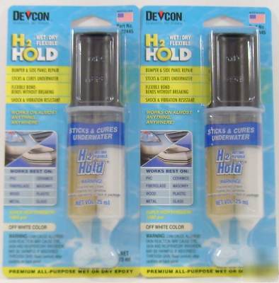 Devcon H2 hold underwater wet dry epoxy 2 pack