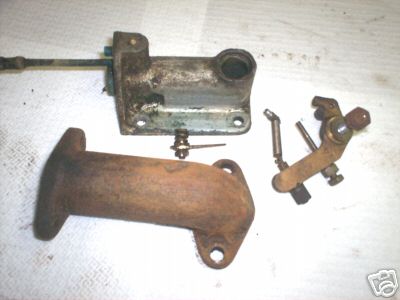 Manifold and carb single cylinder maytag model 92 