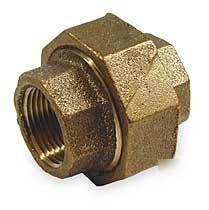  red brass union, 3 in, npt connection, 150 psi