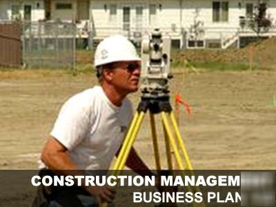 Construction management company- business plan