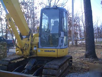 2007 komatsu PC78 mini excavator with only 1442 hours
