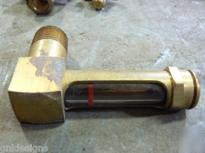5 brass pressure relief safety valves & gauge 1/8