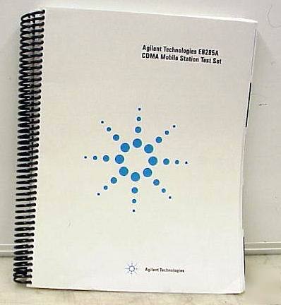 Agl E8285A cdma test set application guide