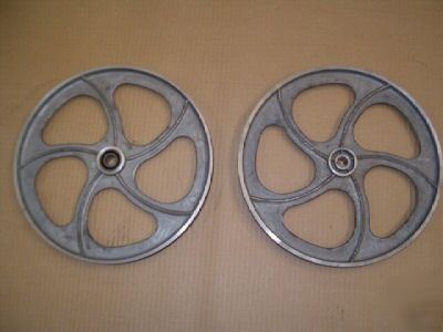 Bandsaw wheels pair 12