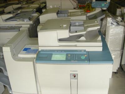 Canon copier IR5000 printer network scan saddle stitch