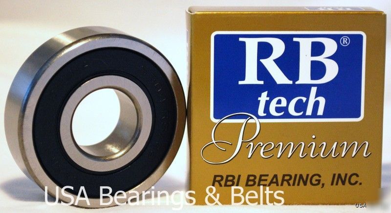 (10) 6303-2RS premium grade bearings 17X47X14 abec 3+
