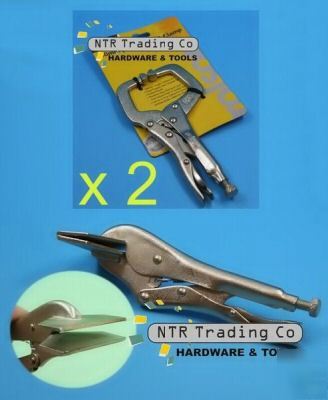 3 pc set sheet metal / welding locking clamps / vices