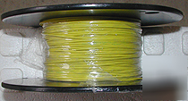 500 feet pvf teflon type hookup wire mil yel #22