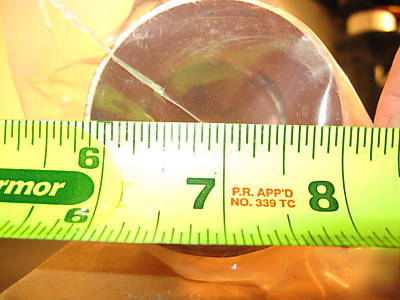 Copper flexible flex pipe tube hose 2 1/8 inch bellows