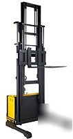 Eco high lift electric stackers self propelled lifting