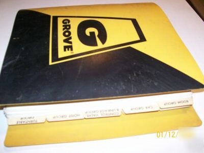Grove RT630 crane parts manual gm 4-53T 08/1986