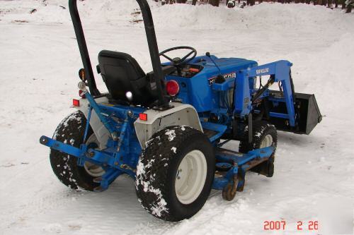 New ford holland 1220 loader, mid-mower 