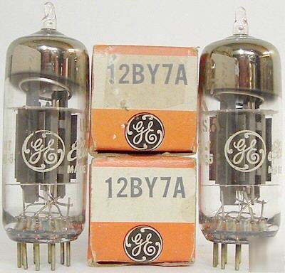 New tubes = 2 = = 12BY7A = ge = nos usa =$4 s/h
