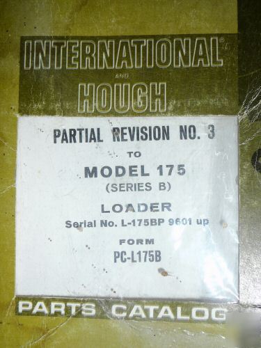 2 international and hough construction,equipment books
