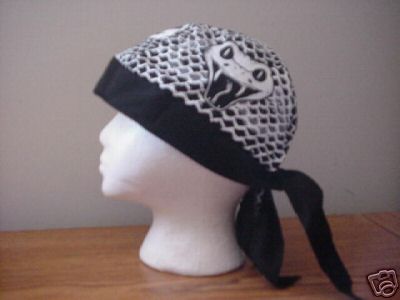 Cobra skull cap /do rag 