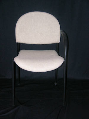 Like new upholstered tablet arm chairs condition