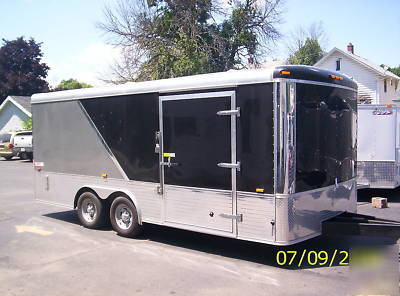 New 2009 8.5X18 haulin enclosed car/landscape trailer