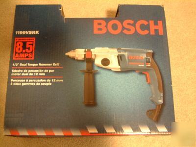 New bosch 1199VSRK 8.5 amp 1/2-inch hammer drill