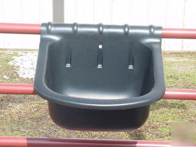 Poly black small fence/gate feeder ( * free shipping)