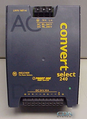 Power-one convert select 240 lwn 1601-6 ac / dc