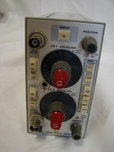Tektronix 5A18N dual time base main trigger amplifier