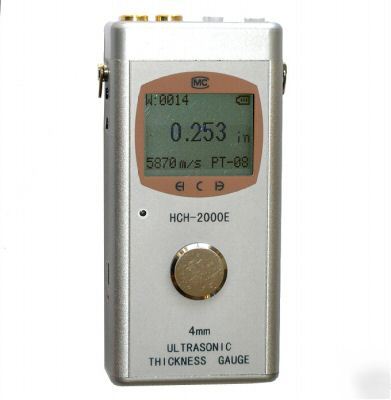 Ultrasonic thickness tester/ gage hch-2000E - 2 probes 