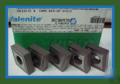 Valenite cnmg 643-um grade SV415 carbide inserts 