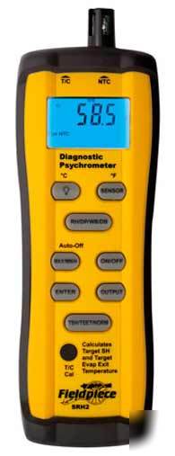 Fieldpiece SRH2 diagnostic digital sling psychrometer