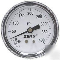30-0-400 psi 2.5 pm dry vac / pressure gauge