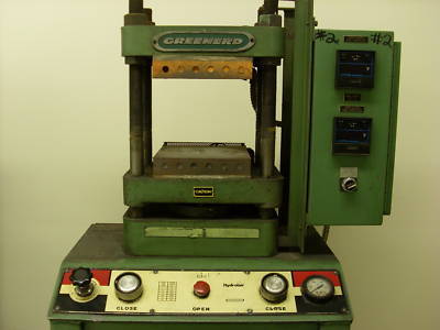 30T greenerd cpa-30 molding press 1980? hydrolair mold