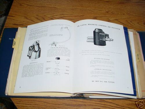 De laval dealers salesman book 1950's-brochures-more