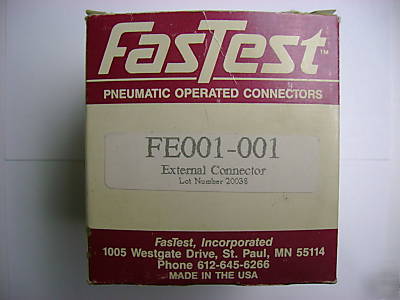 Fastest pneumatic operated external connector FE001-001