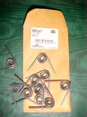 New package of 10 wiss tin snip replacement springs