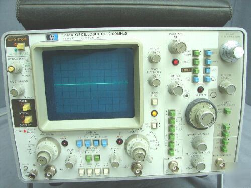 Hp 1741A 100MHZ, 2-channel, analog oscilloscope