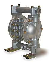 Air operated diaphragm pump, 316 stainless steel, 1