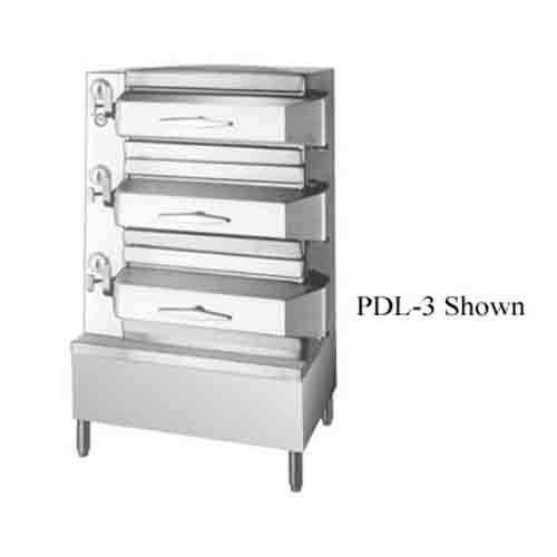 Cleveland PDL3 steamer, direct steam, three compartment