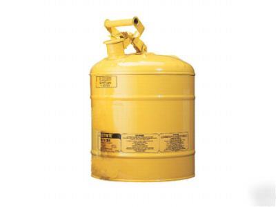 Justrite 5 gallon type 1 safety diesel can 