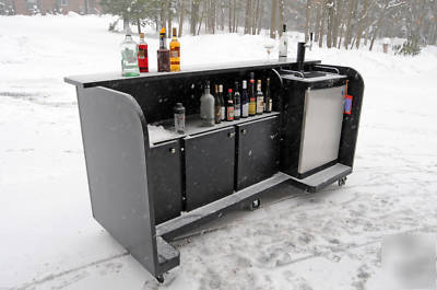 New bar portable complete w/ keg cooler and tap system