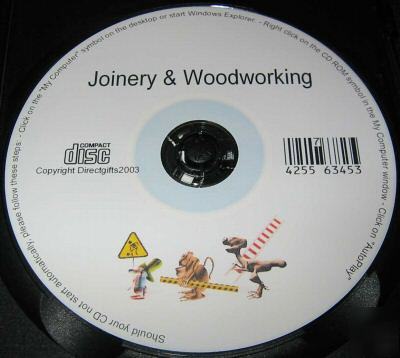 New wow - carpentry , joiners & woodworking guide on cd