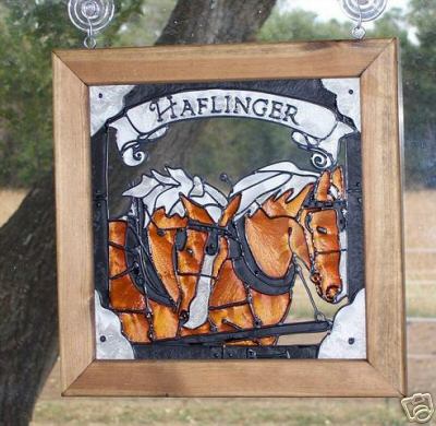Personalize haflinger belgian draft horse gift sign art