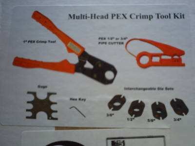Pex crimper crimping tool kit 1